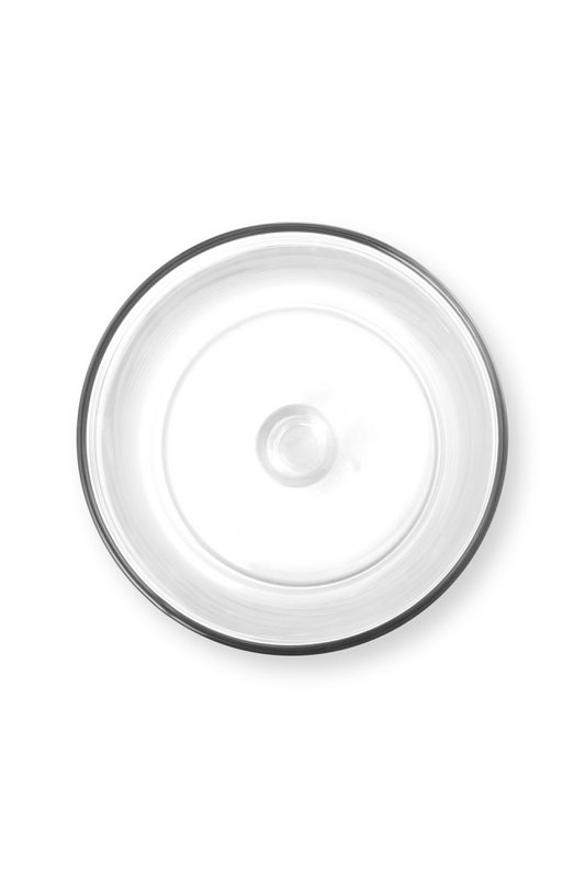 Candle Holder Glass Clear 12x15.5cm