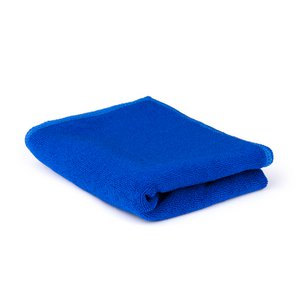 6 x blauwe microvezelhanddoek van 45 x 30 cm