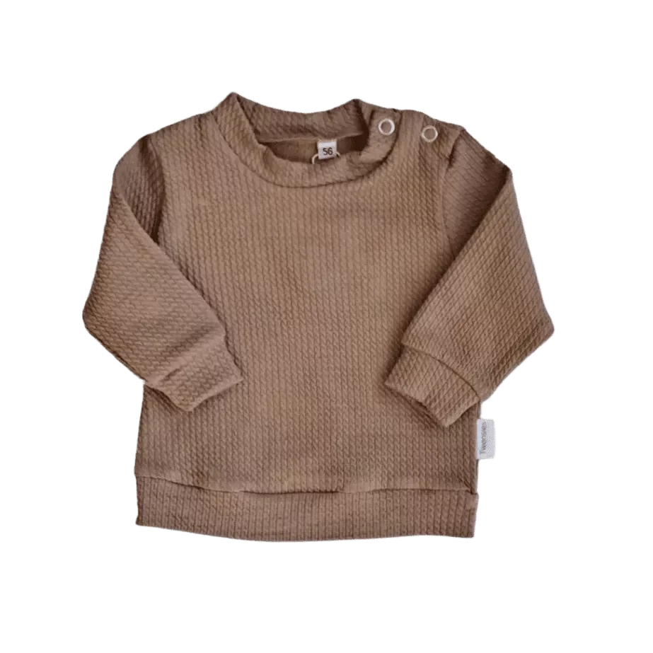 Babyshirt taupe