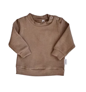 Babyshirt taupe