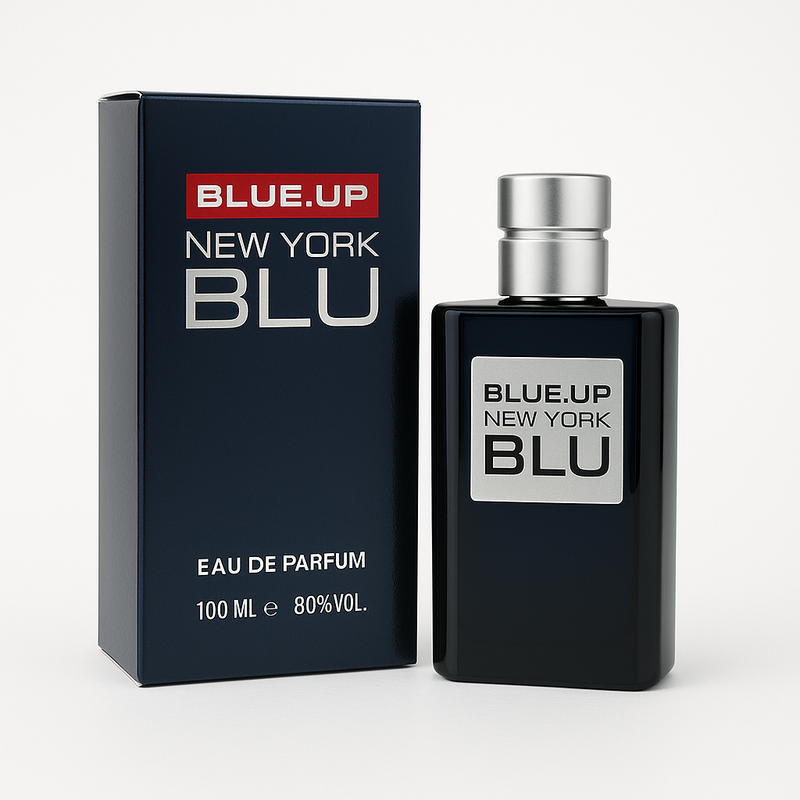 Blue Up New York Blue Männer - Herren -Toilettenwasser 100 ml | Aromatisches und magnetisches Holz