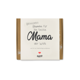 Geschenkbox Mittel - Mama - Tekst - 9 Blossombs