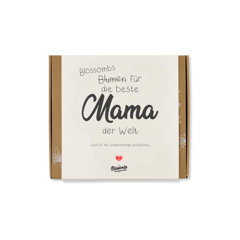 Geschenkbox Mittel - Mama - Tekst - 9 Blossombs