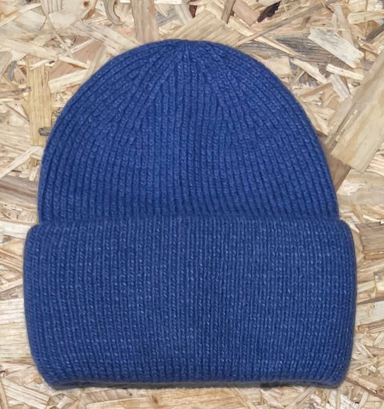 Beanie med kashmir uld