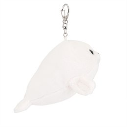 Plush Keychain, Orange Toys, White Seal 15cm