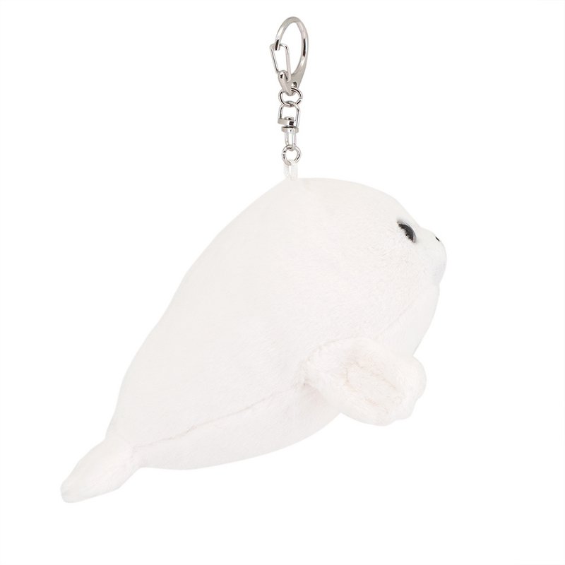 Plush Keychain, Orange Toys, White Seal 15cm