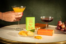 Tomato rosemary aperitif shortbread biscuits - 40g cardboard box