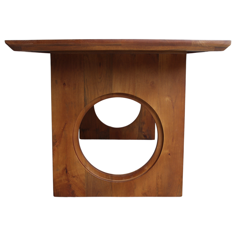 Bullnose Affaset mangotræ spisebord Loop