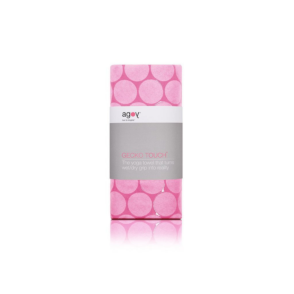 Gecko Touch Yoga Towel - Wild Rose