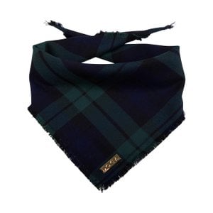 Dog bandana Mossy Tartan