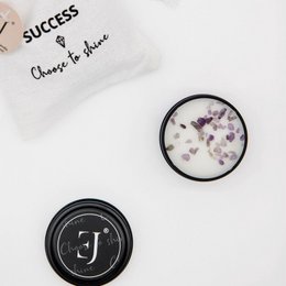 Quote candle in a tin - Choose to shine (small size)
