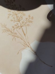 Scandi Grasses Poster "Grasses White Vase" A4 - Sustainable art prints on recycled paper in cellophane