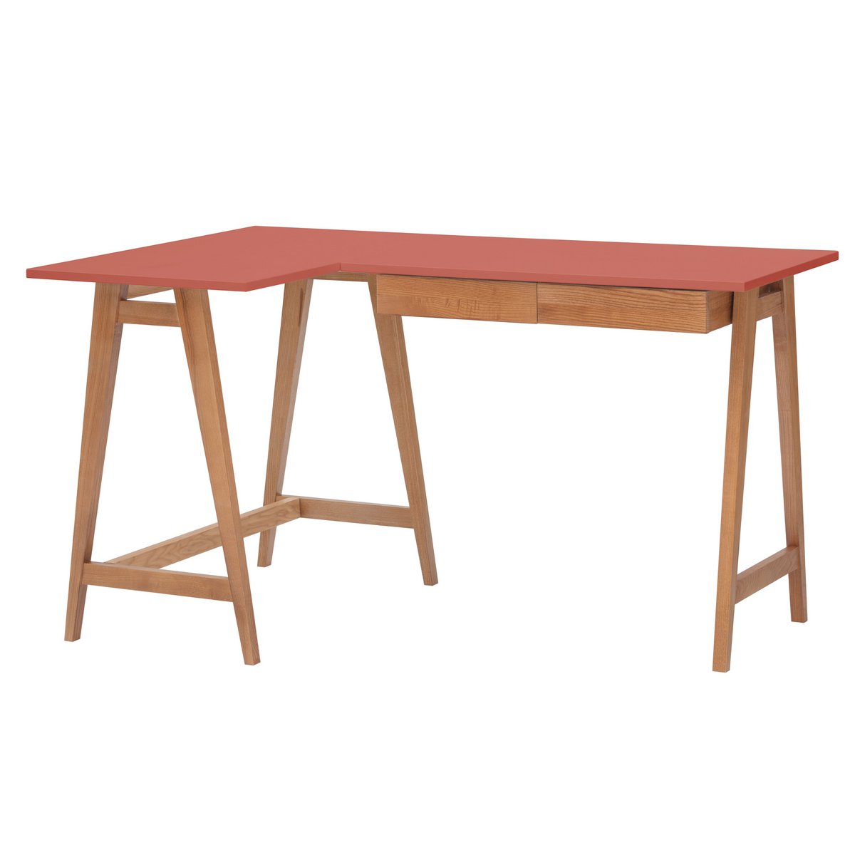 LUKA L-Shaped Desk Left/Right Handed 135x85cm