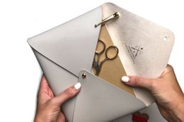 Stitch Heart Strings Envelope Pouch
