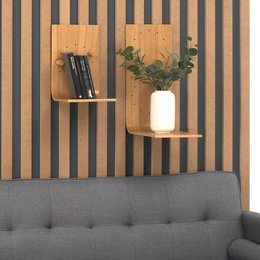 Brera wooden wall shelf – floating shelf
