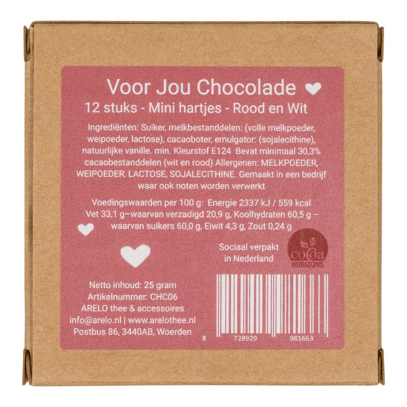 Til dig chokolade - hjerter