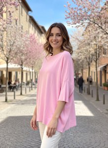 Lente/zomer, modalmix, relaxed fit gebreid, gemaakt in Italië, art. 12745