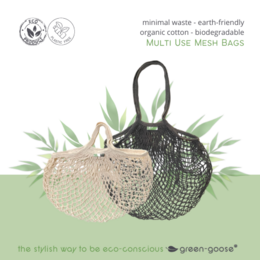 green-goose Sac Shopping Sac Filet - 2 Pièces