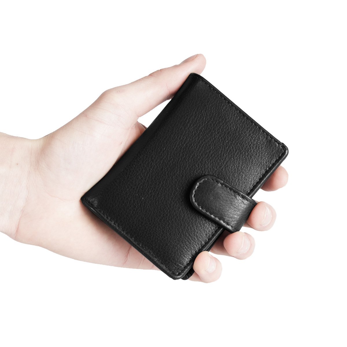 Cardprotector - Miniwallet - Mini wallet - Leather card holder leather - Credit card holder In 11 Colors