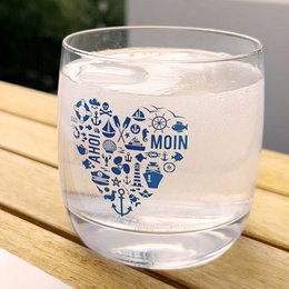 Whiskyglas van kristal “Nordic by Heart” – maritiem design, gemaakt in de EU