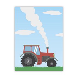 cartel de tractor