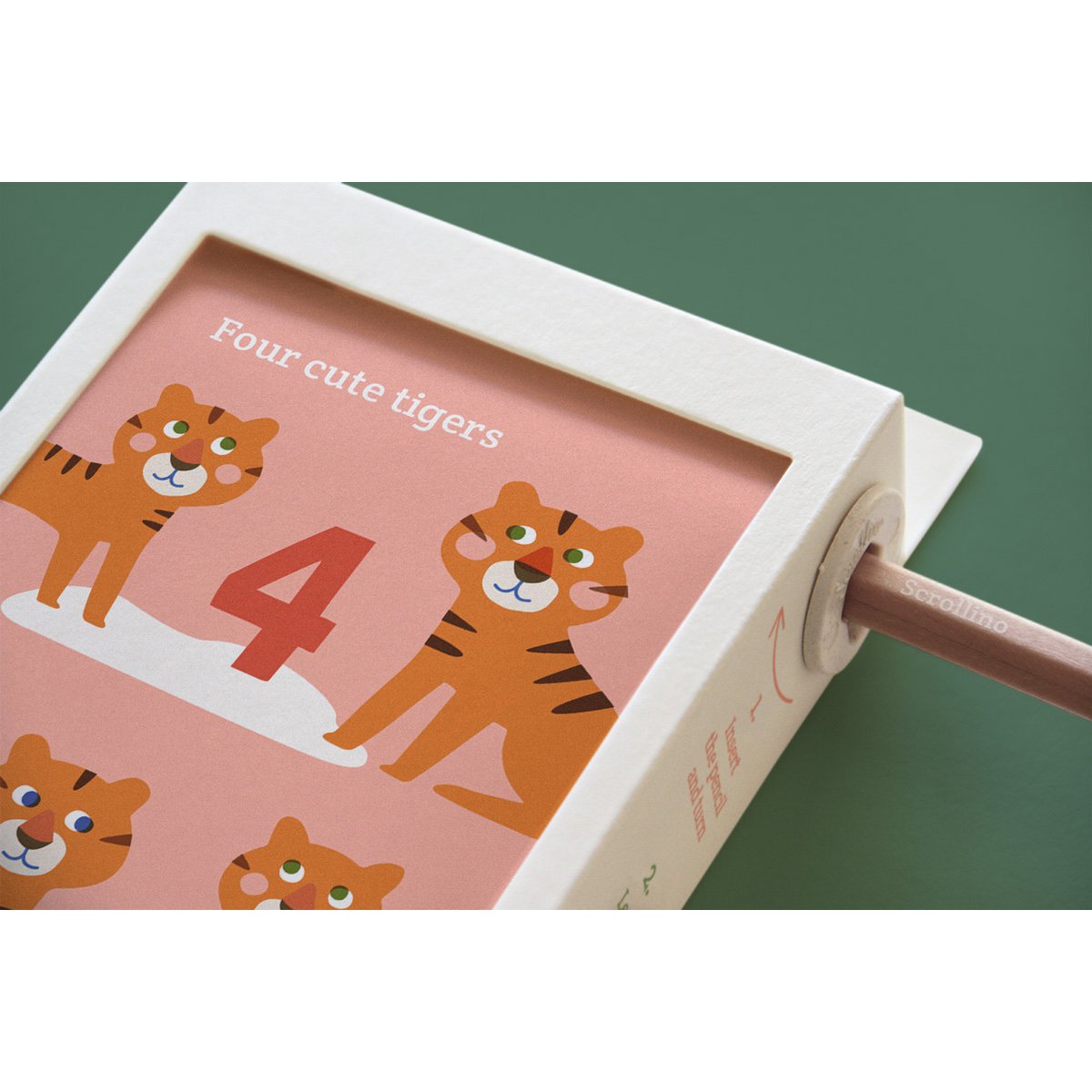 Libro de aprendizaje para niños - Scrollino 123 ZOO