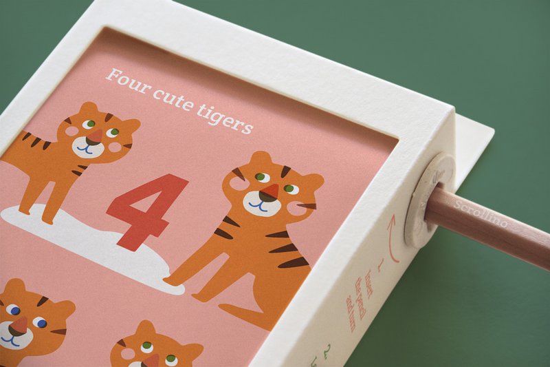 Libro de aprendizaje para niños - Scrollino 123 ZOO