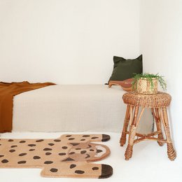 KUMAKO Kinderteppich Leopard