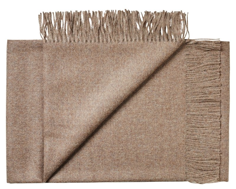 Plaid baby alpaca gemêleerd effen kleur 0720
