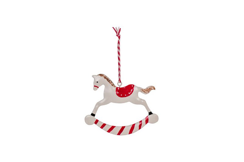 Rocking horse ornament 11 cm Isabelle Rose