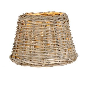 Lampshade Ø 23x17 cm Beige rattan wicker lampshade