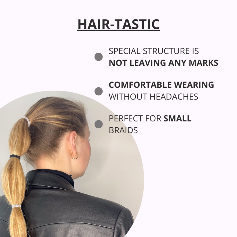 Bellody® Mini Élastiques à Cheveux (20 pcs. - Menthe & Violet - Paquet Mixte)
