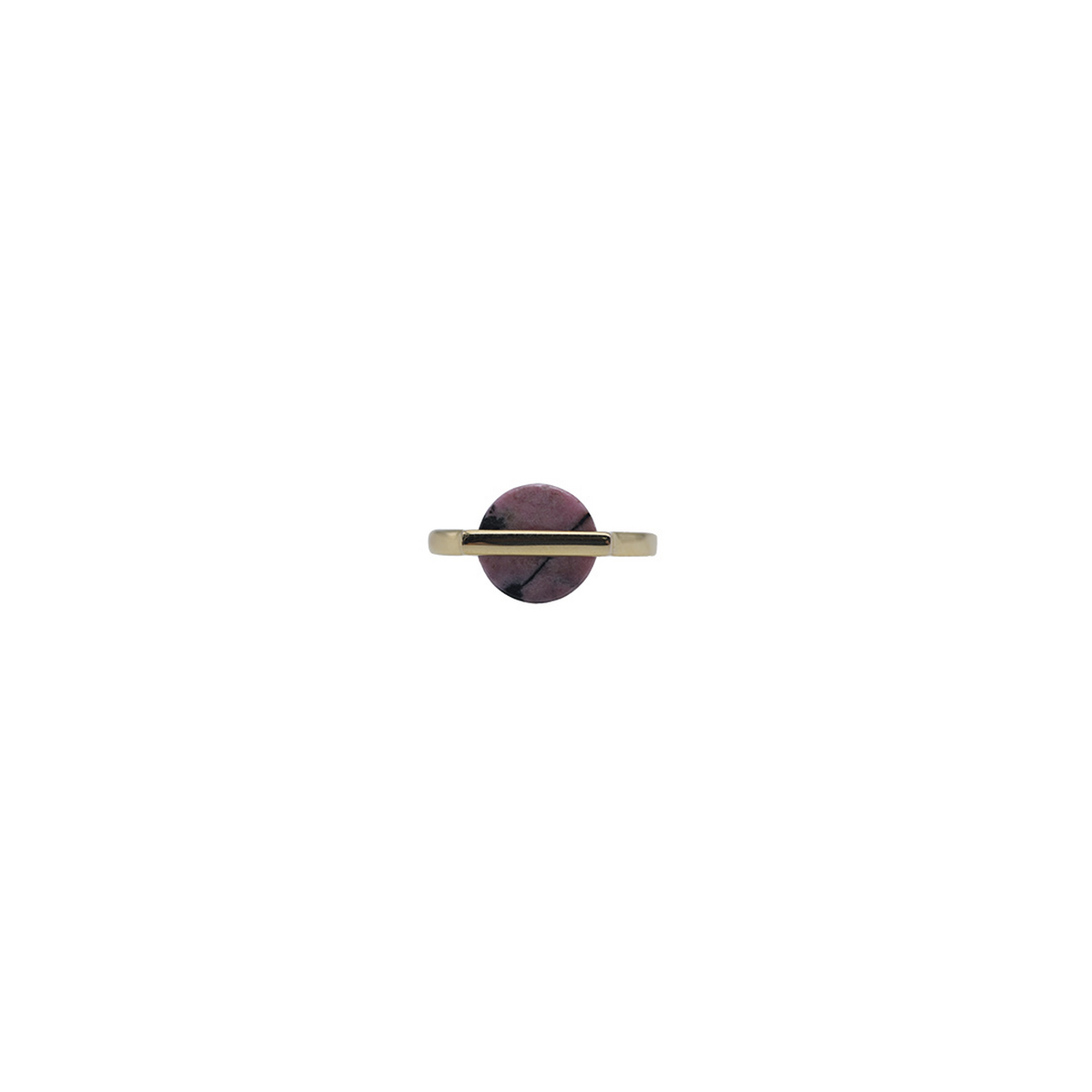 Plaqué Or 18 Carats Rhodonite 56