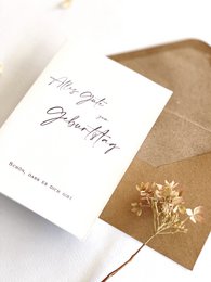 Birthday card with envelope nude - Happy birthday