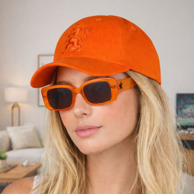 O.Leo Baseballkappe – Orange – Oranger Löwe – Unisex