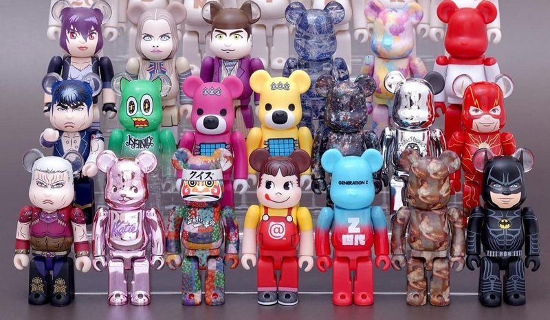 Blindbox 100% Bearbrick serie 47 di Medicom Toys