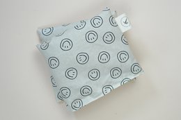 Wärmekissen aus Baumwolle mit Bio-Dinkel gefüllt Smiley