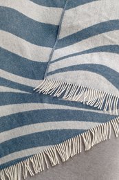 Wool blanket / cuddly blanket bold lake