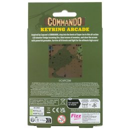 Commando - retro gaming keychain