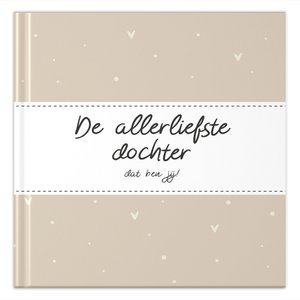 Fyllbooks dearest daughter Folding booklet - Beige