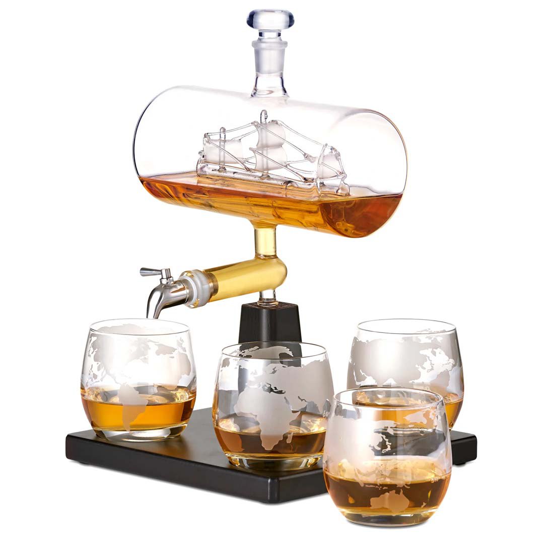 Whisky Decanter Set Schip
