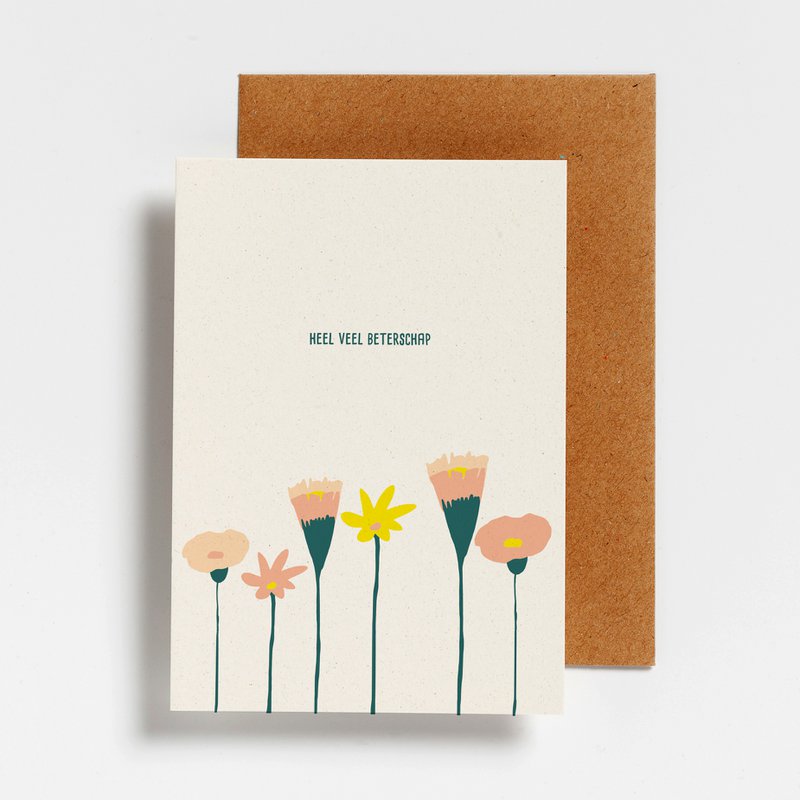 POSTCARD - HEEL VEEL BETERSCHAP