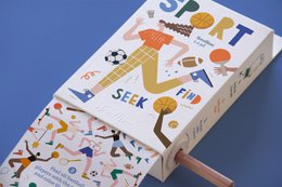 Aktivitet og farvelægning - Scrollino Seak & Find Sport