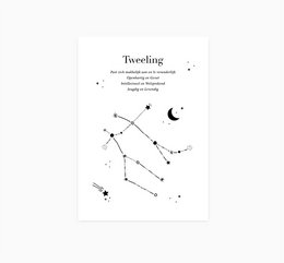 Postkarte | Sternzeichen | Zwilling