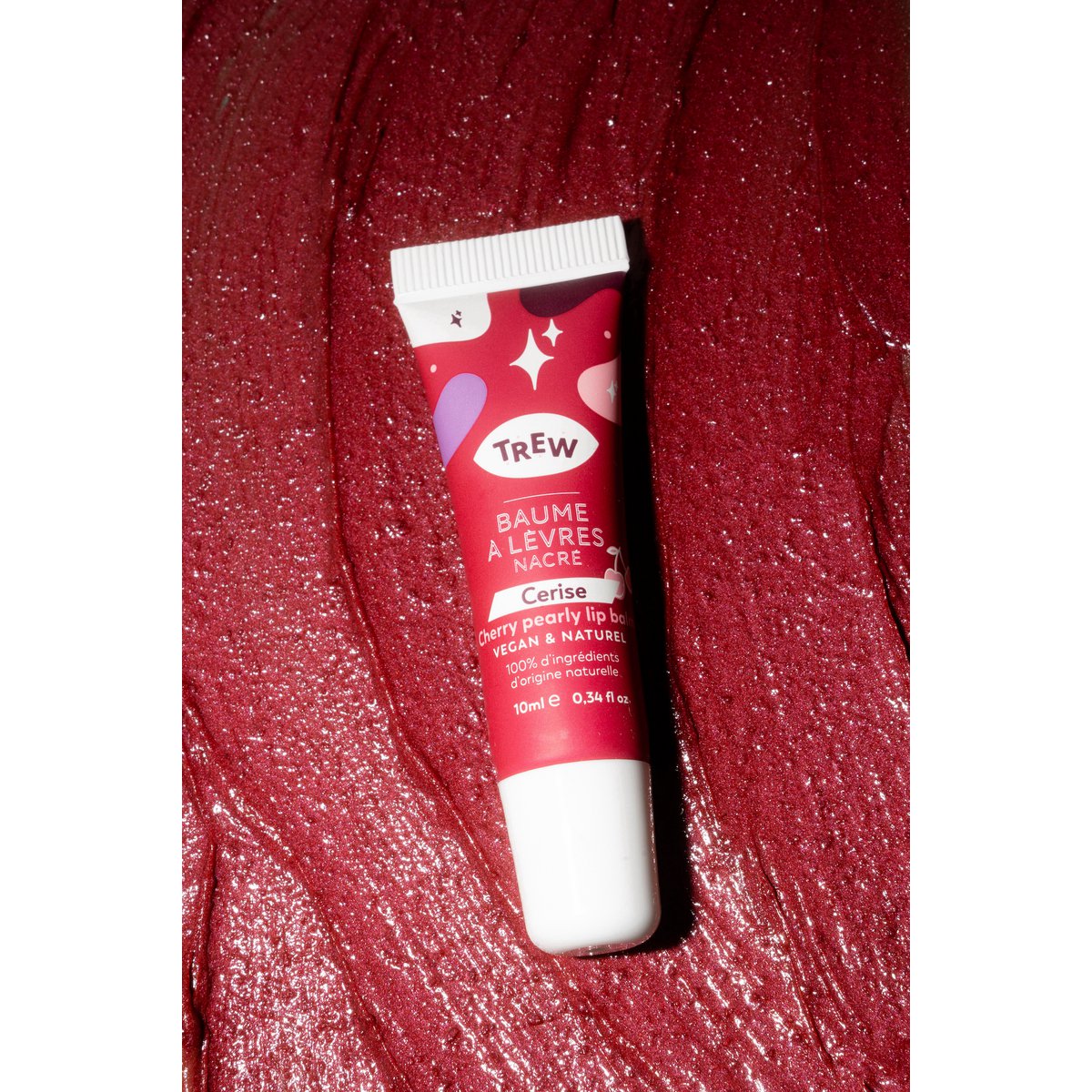 Getönter Lippenbalsam mit Kirscharoma, 100 % natürlich und vegan: Bulk
