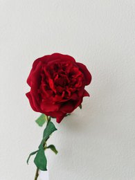 QMF Hand Touch Rose 65 cm 1 STK rød