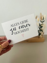 Postcard all love for your wedding