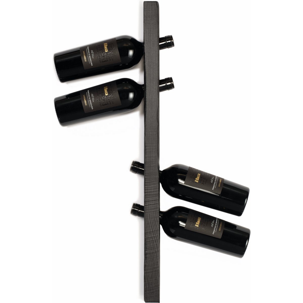 Tu Las™ Botellero de Madera de Pared - 77 x 9 x 4 cm - Portabotellas de Vino Flotante - Madera de Fresno