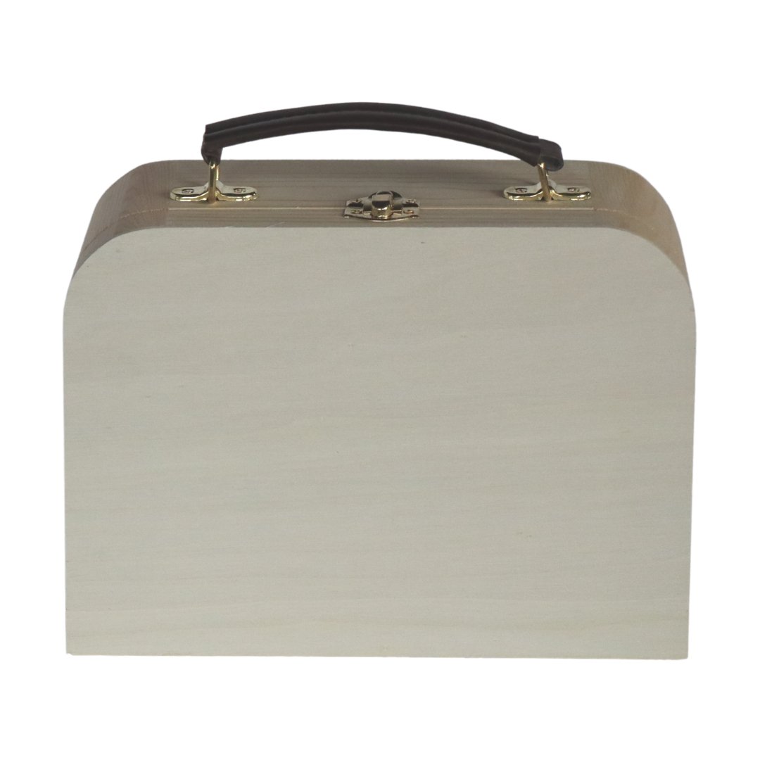 Wooden SUITCASE PINE 23 cm