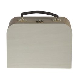 Wooden SUITCASE PINE 23 cm